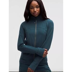 Lululemon Define Track Jacket Luon in Indochine Blue Color NWT Sz 2